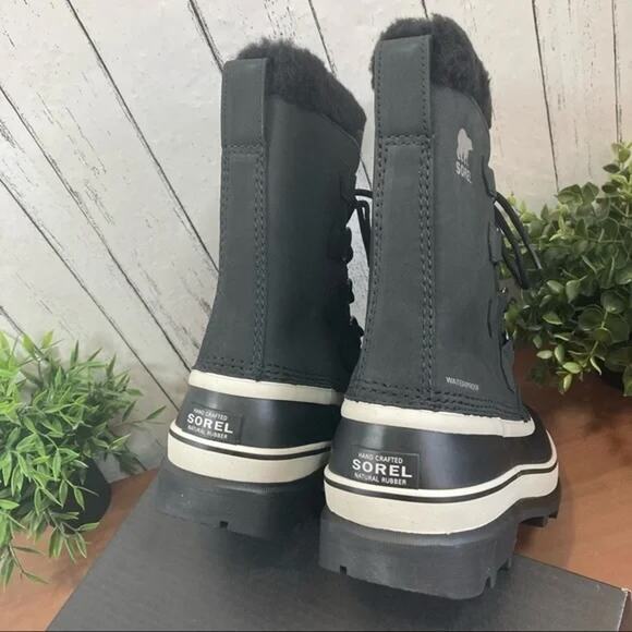 Sorel Men's Caribou Waterproof Snow Rain Winter Boots 8 - Picture 5 of 9